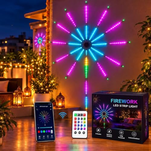 fizzytech RGBIC Smart Firework LED Lights - Image 2