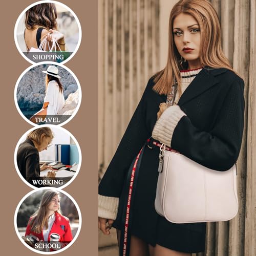 Image of Long Keeper Crossbody HandBags - Women Trendy Hobo Bag with Guitar Strap Casual Vegan Leather Shoulder Bag Purses
