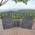 Baner Garden Patio Furniture Covers,Outdoor Furniture Cover Waterproof,Patio Furniture Set Covers for 3 Piece Outdoor Bistro,Patio Sofa Covers Set for 2 Chairs and Coffee Table,Grey