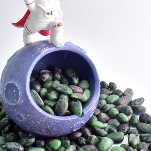 Image of Polished Ruby Zoisite Crystals - 0.5 inch 10 oz Handpicked Tumbled Stones and Crystals Bulk for Healing, Reiki, Meditation, Witchcraft and Home Decor