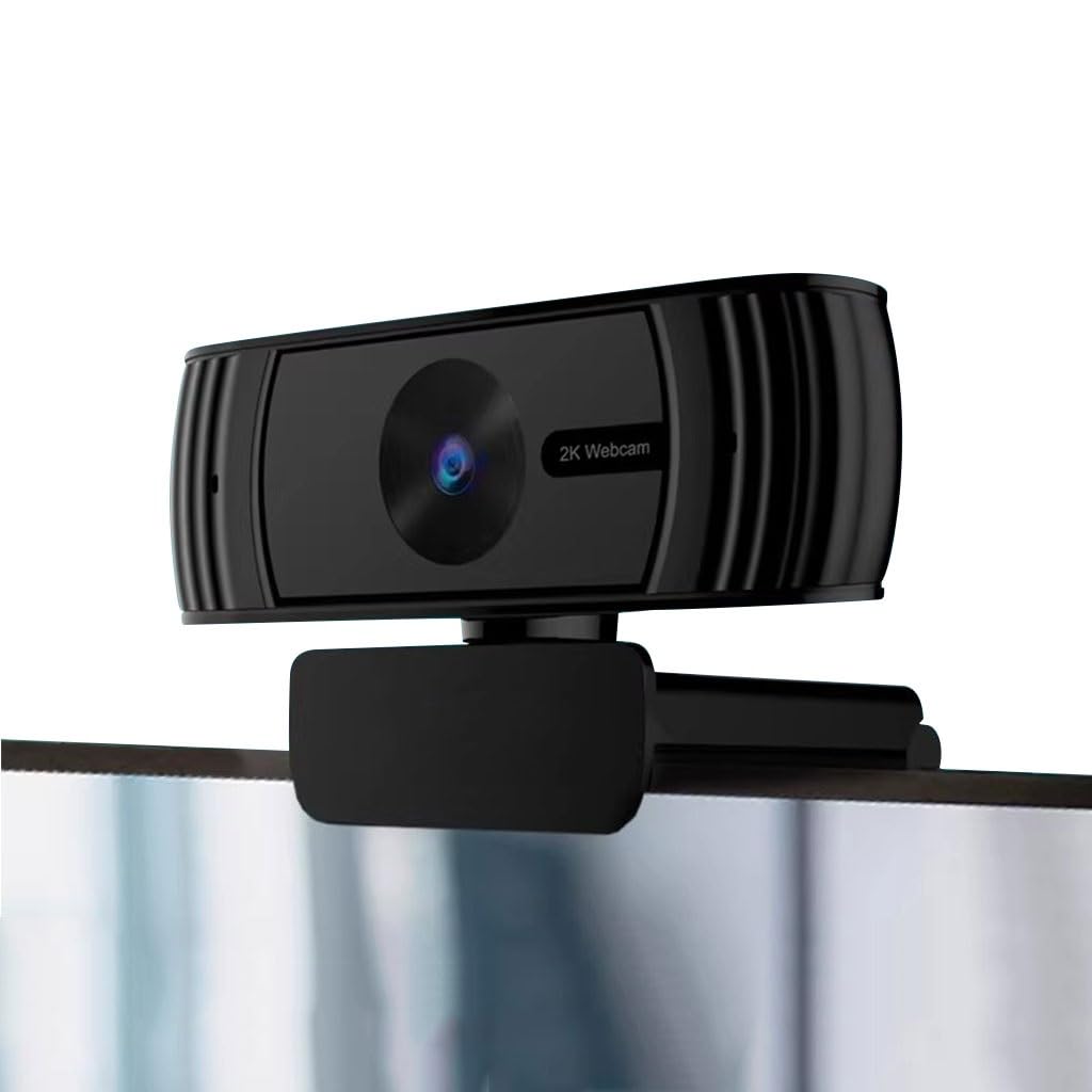 LEIYTFE Conference Webcam for Video 4 Million Pixels 2K Web Cam with Microphone,Noise Reduction, Laptop Desktop Full HD Camera Video Webcam for Calling(2K)-image-30