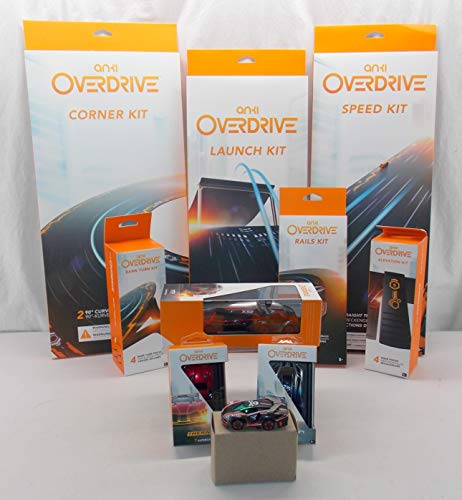 Anki ADD ON to Overdrive - Ten Piece Kit,Guardian Supercar , Thermo Supercar, Skull Supercar, X52 Trucks, Elevation Kit, Bank Turn Kit, Rail Kit, Launch Kit, Corner, Speed Kit