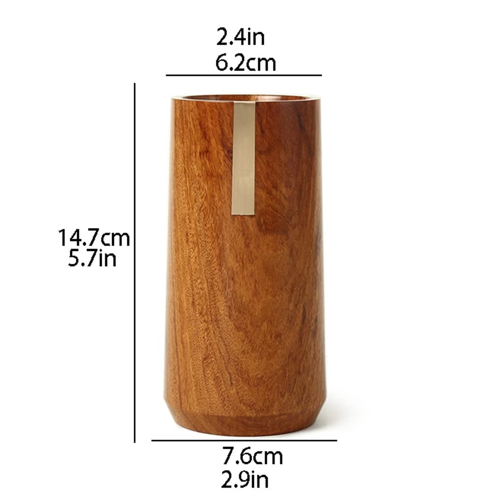 SXHRR Porte-Stylo en Bois pour Bureau, Porte-Stylo Porte-Crayon, Multi-usages, Pot à Crayons, Organisateur de Bureau