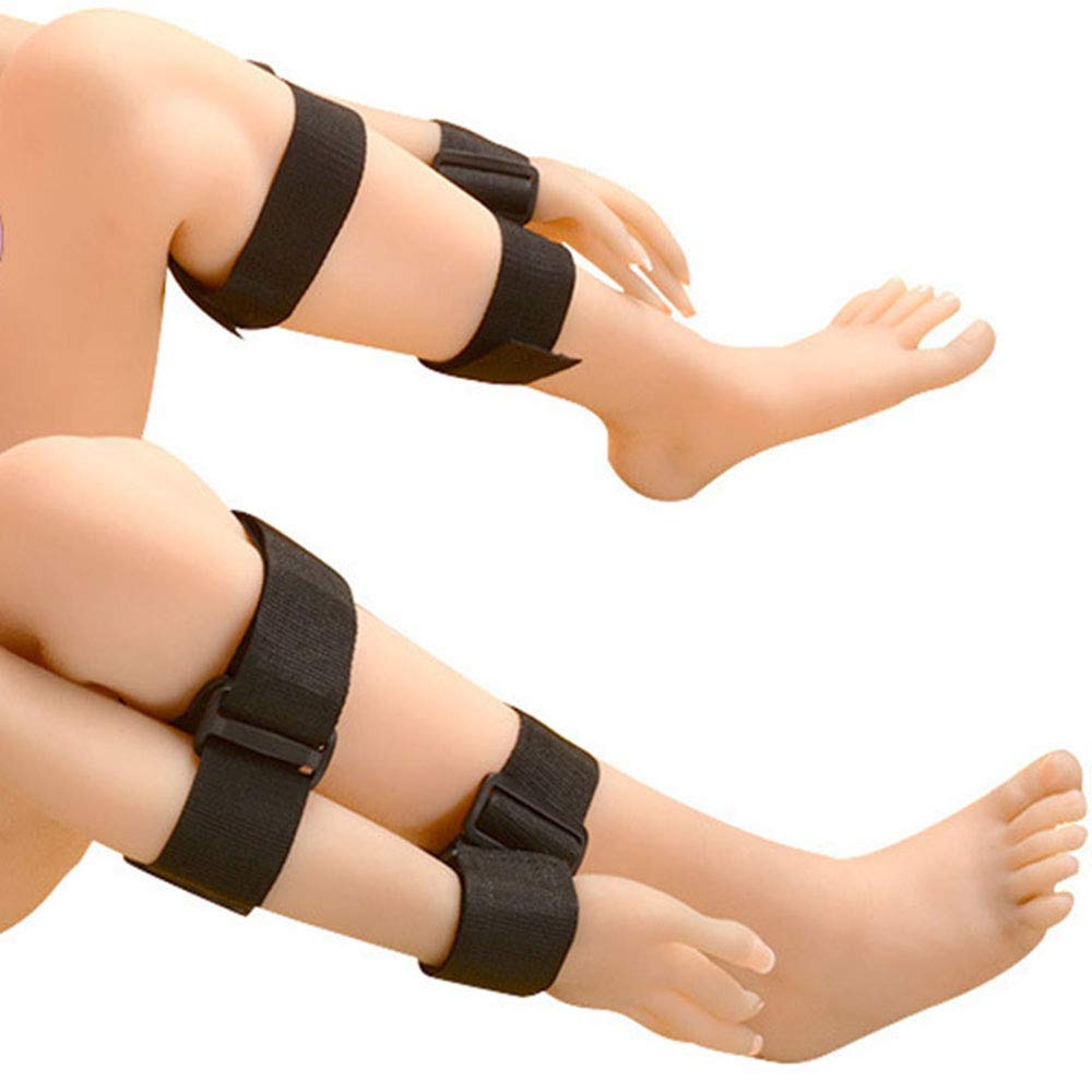 Amazon Co Jp Smグッズ 拘束具 M字開脚 手枷足枷ベルト Sm レザー 腿ハーネス 簡単連結 コスプレ 大人のおもちゃ手錠 アダルトグッズ 痛くない調教 コスプレ Smプレイ用 拘束具 Smベルト ブラック ドラッグストア