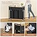 Laundry Sorter 3 Section, 120 L Laundry Hamper with 2 Drawers & 2-tone Top Panel, Rolling Laundry Basket Organizer with Pull-Out Removable Oxford Fabric Bags for Laundry Room Organization UNZYL006BVV3