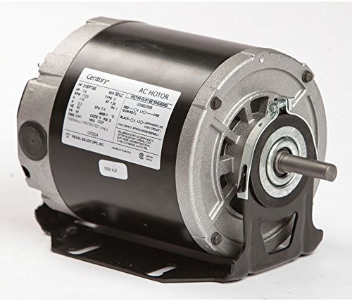 A. O. Smith 14hp 1725RPM 4856Frame 115 Volts Motor de Horno de transmisión por correa Century # GF2024