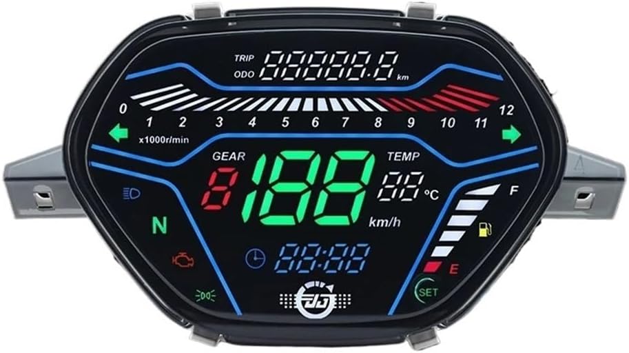 Motorcycle Odometer Gauge Motorcycle Digital Motorcycle Tachometer Odometer RPM Fuel Meter For EX5 For Class1 CX DX For Wave100 CD110