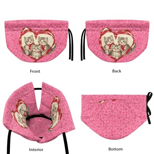 Image of Valentine Teapot Cozy for Teapot Cat Tea Pots Cozy for Keeping Warm Portable Easy to Clean Coffee Pot Cozy Polyester for Hotel Thicken Kettle Dust Cover for Kitchen