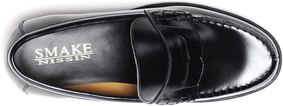 [SMAKE] [エスメイク] ローファー 学生 メンズ 学生靴 学生用 通学 ローファー メンズ 学生 男子 黒 ブラック 1001
