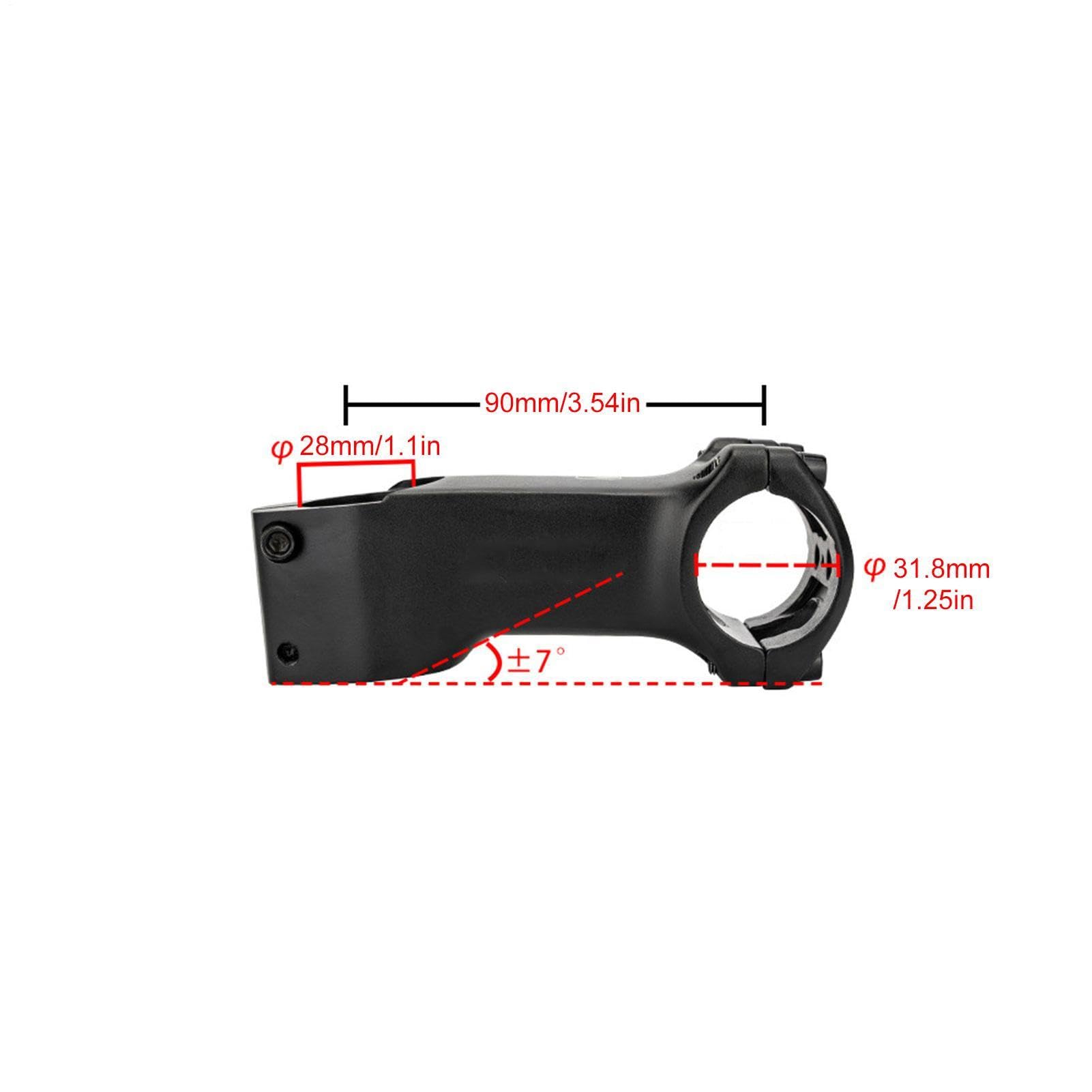Potence de Vélo Rehausseur en d'Aluminium pour Guidon