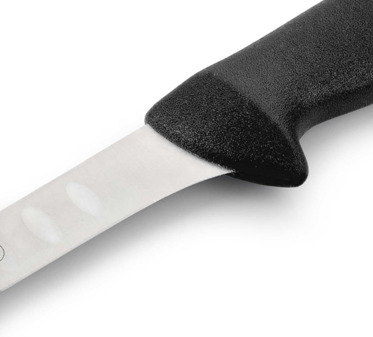 Arcos Salmon Knife/Fish Knife 12 Inch Nitrum Stainless Steel and 300 mm blade. Ergonomic Polypropylene Handle. Series 2900. Features different handle colors to make it easier. Color Black.