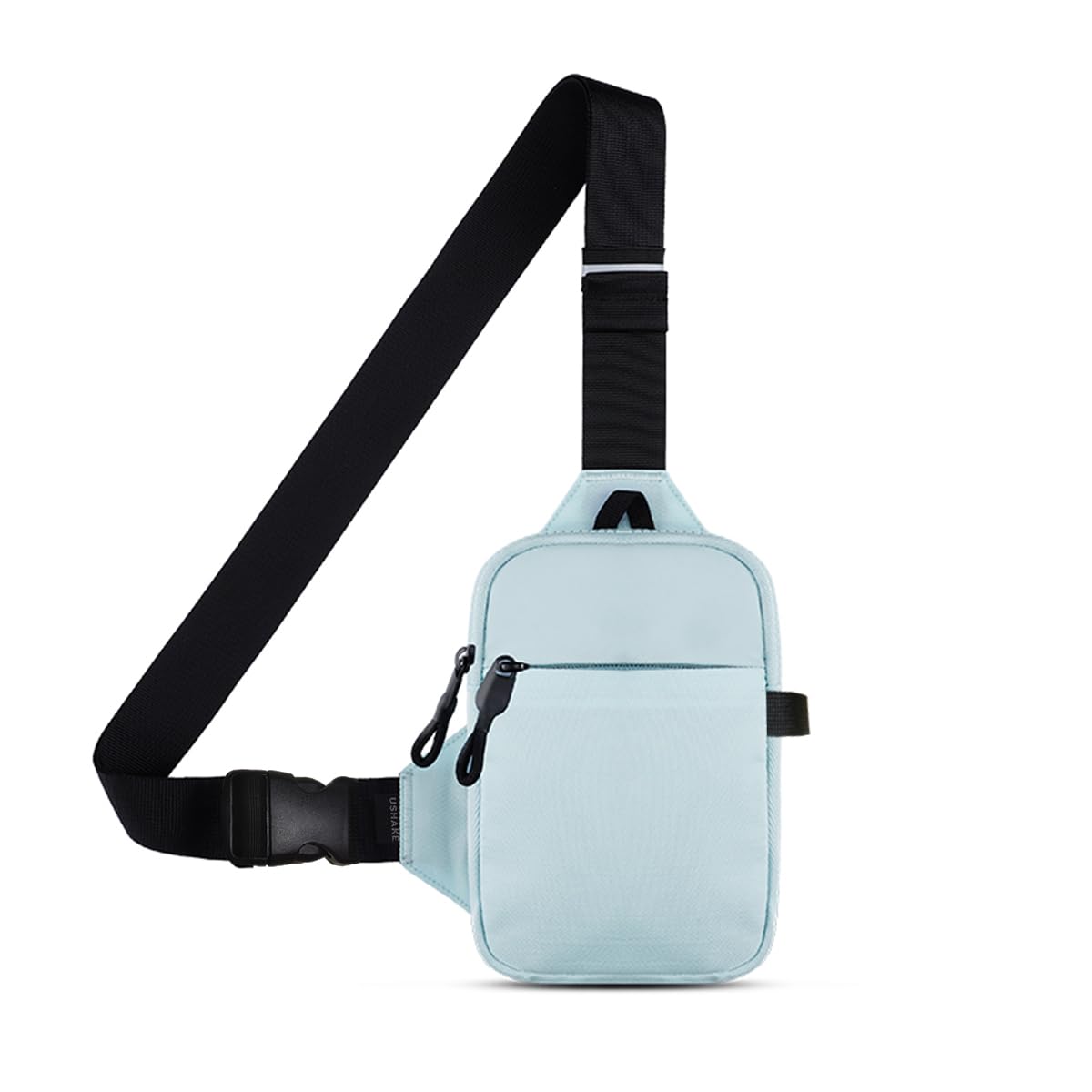 USHAKE Mini Sling Bag for Men Women - Small Crossbody Bag Casual Phone Chest Bag for Hiking Traveling Gifting