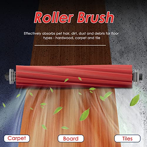 Image of (2 Pack) QV 35A QV 35S Roller Brushes Main Brush for Roborock QV 35A, QV 35S, S7, S7+, S7 MaxV, S7 MaxV Plus, S7 MaxV Ultra, Q7 Q7+ Q7 Max, Q7 Max+ Q Revo, Qrevo MaxV, Qrevo Pro, Qrevo S, Qrevo Plus