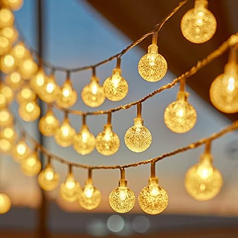 Luces de Cadena 100 LED 18M con Enchufe y Mando a Distancia Cover
