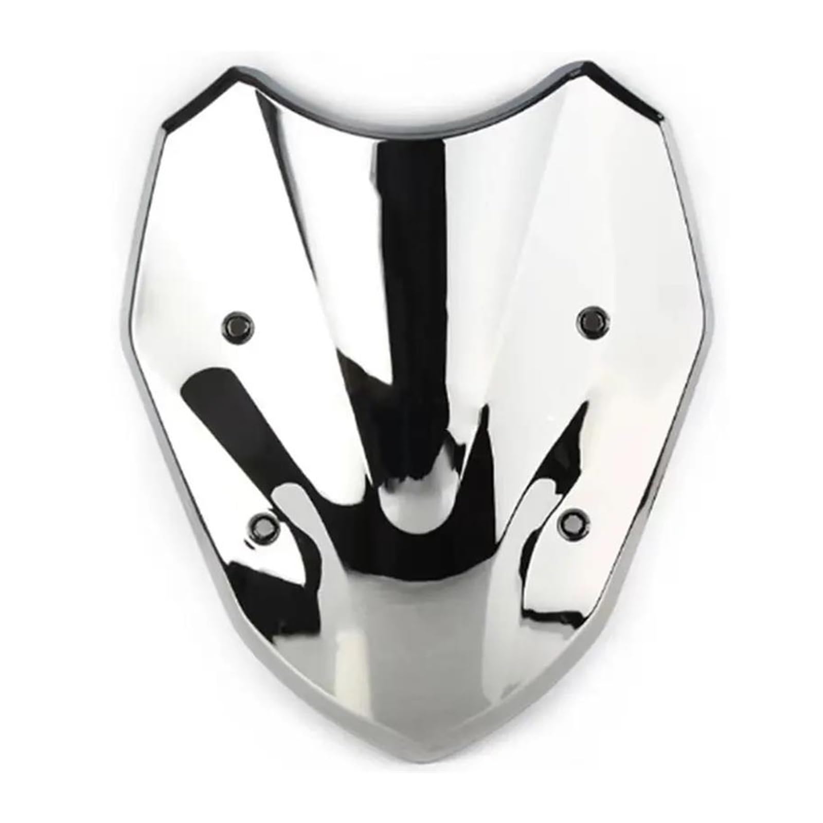 Dla BMW S1000XR 2014 2015 2016 2017 2018 2019 Szyba Przednia Motocykla Deflektory Wiatru Podwójna Szyba Bąbelkowa Deflektor Przedniej Szyby Motocykla(Chrom)