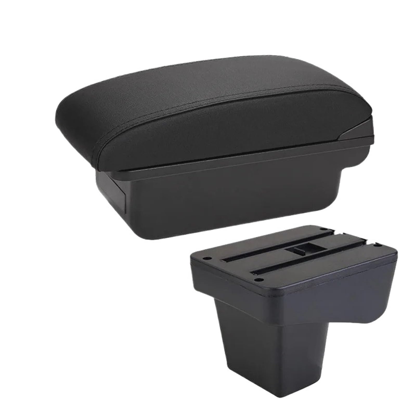 GBGWRMRYX Center Armrest Box For Suzuki For Vitara Car Armrest Retrofit Parts Dedicated Center Storage Box Interior USB Accessories Arm Rest(C Black line NO USB)