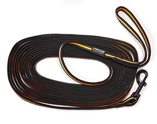 Laisse d'entraînement longue chien antidérapante polyester 7.5m - 2