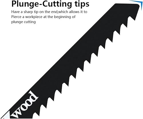Miniatura 3 de T111C T119BO T119B Juego de hojas de sierra de sierra de sierra de acero HCS Hoja de sierra de corte en T para herramienta de corte de madera