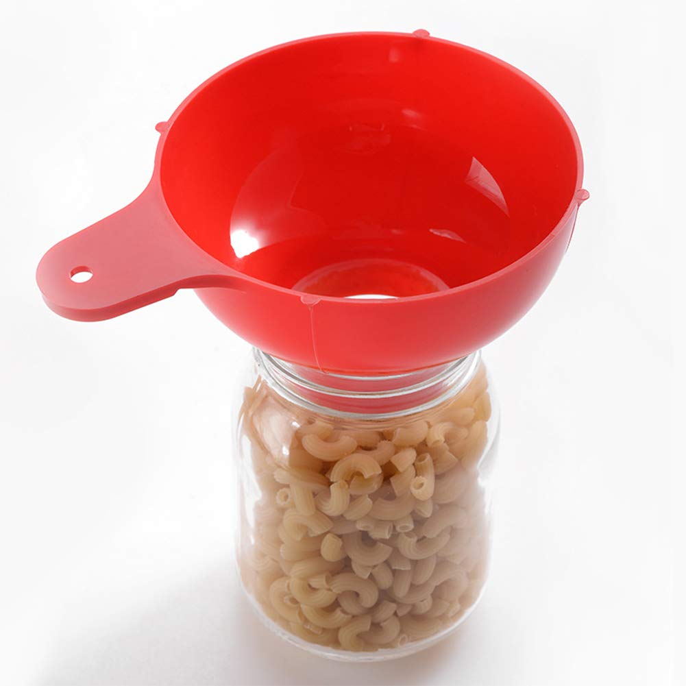 Mise en Conserve Kit Comprend Élévateur, Magnétique Couvercle Bocal Clé,Pinces, Mesureur, Maison Fournitures, Essentiels Coffret, 6 Pièce Ensemble(Rouge)