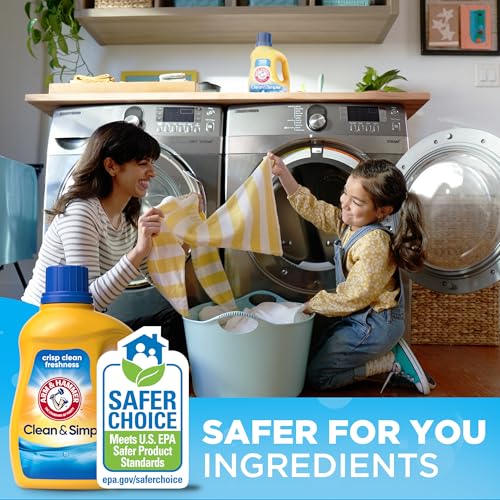 Image of ARM & HAMMER Clean & Simple, 77 Loads Liquid Laundry Detergent, 100.5 Fl oz