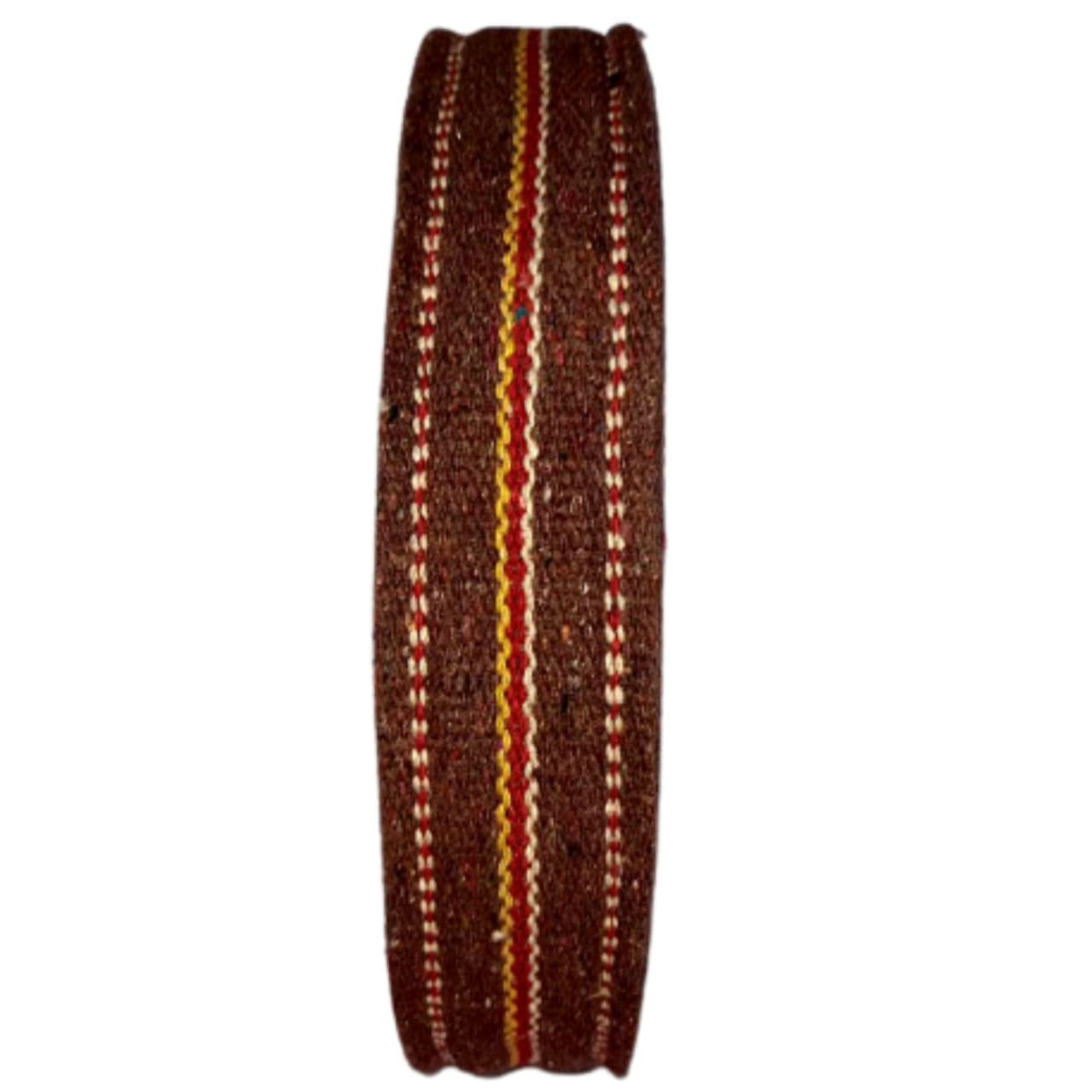 BASRAH NIWAR 2.5" inch Brown(coffi) Cotton niwar, Cotton niwar patta