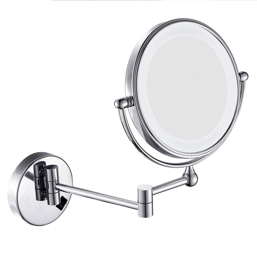 Miroir mural lumineux LED pour illuminer votre routine de rasage et de maquillage