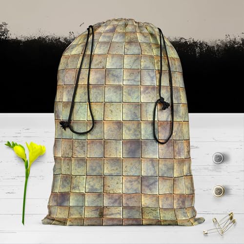 Image of ArtzFolio Tiled Art D3 | Reusable Sack Bag | Bag for Gym, Storage, Vegetable & Travel