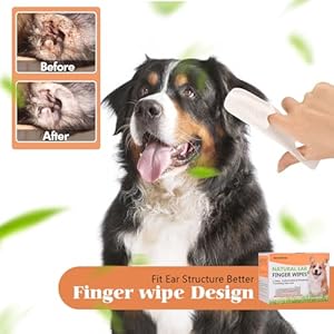   Dog-Ear-Wipes-Finger-Portable-and-Convenient-50-Pack-for-Gentle-Cleaning-Infection-Treatment-of-Dogs-Cats-Ears-Eyes-and-Pets-Fresh-and-Comfortable-Experience