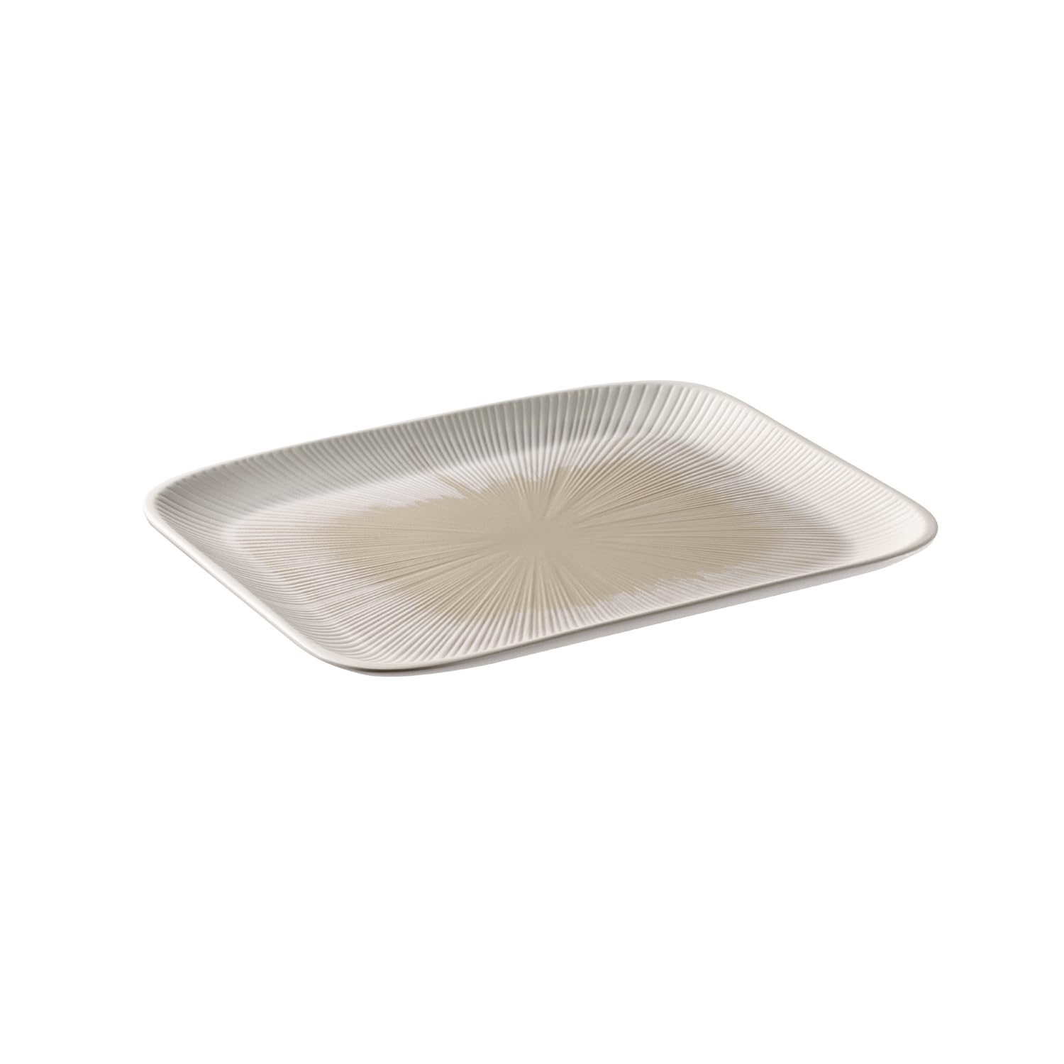 APS 85501 GN 1/2 Tray Blush 32.5 x 26.5 cm Height 2.5 cm Melamine White/Beige