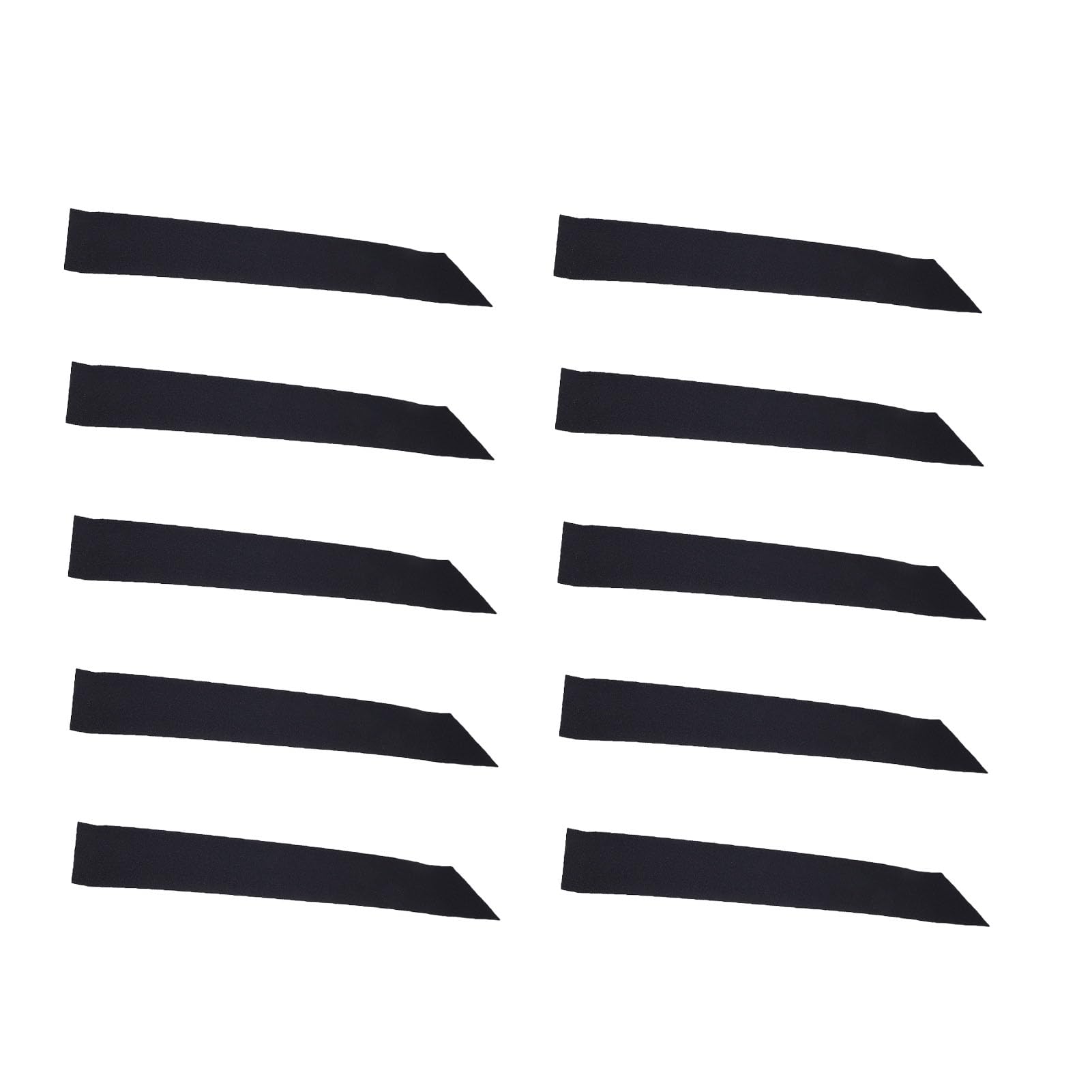 Lot de 10 feuilles de ruban adhésif antidérapant pour longboard, matériau émeri de qualité supérieure, 81 cm, pour patineurs intermédiaires avancés, double coup de pied (Bord long)