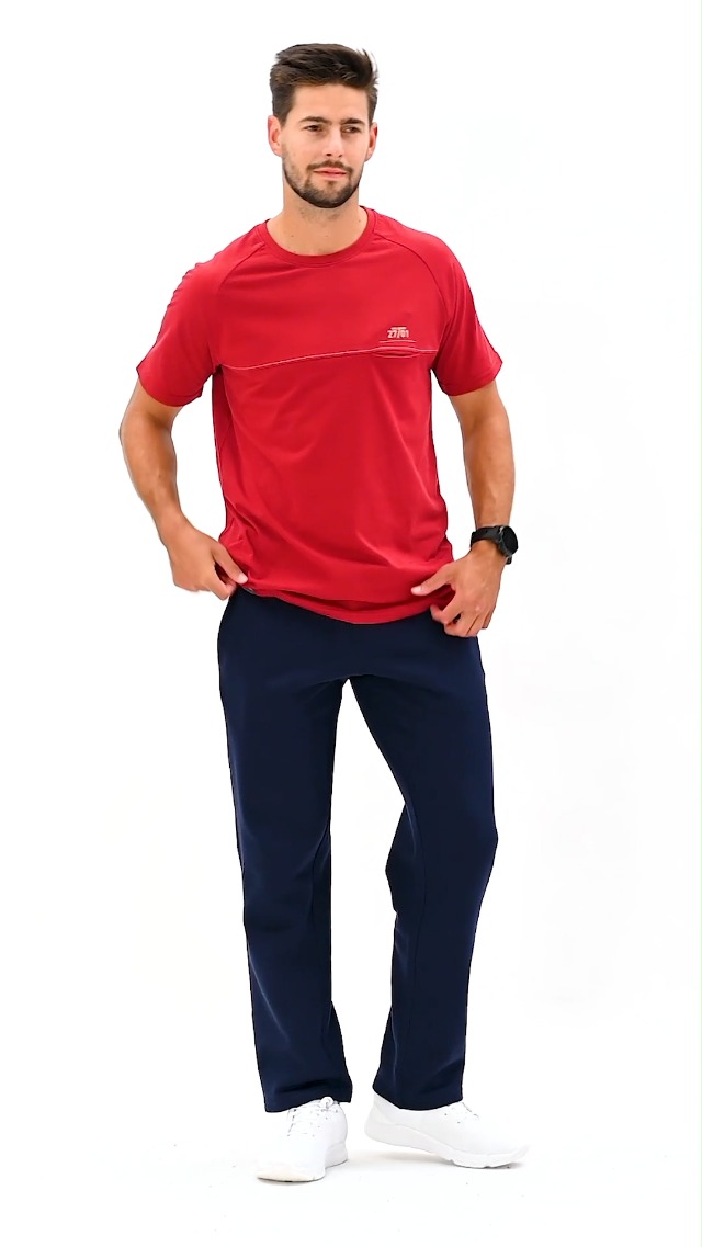 IMAKO® Lange warme klassieke joggingbroek voor heren, trainingsbroek, vrijetijdsbroek, sweatbroek met zakken, huisbroek, loopbroek met zijzakken, maat M - 4XL, Made in EU - Image 8