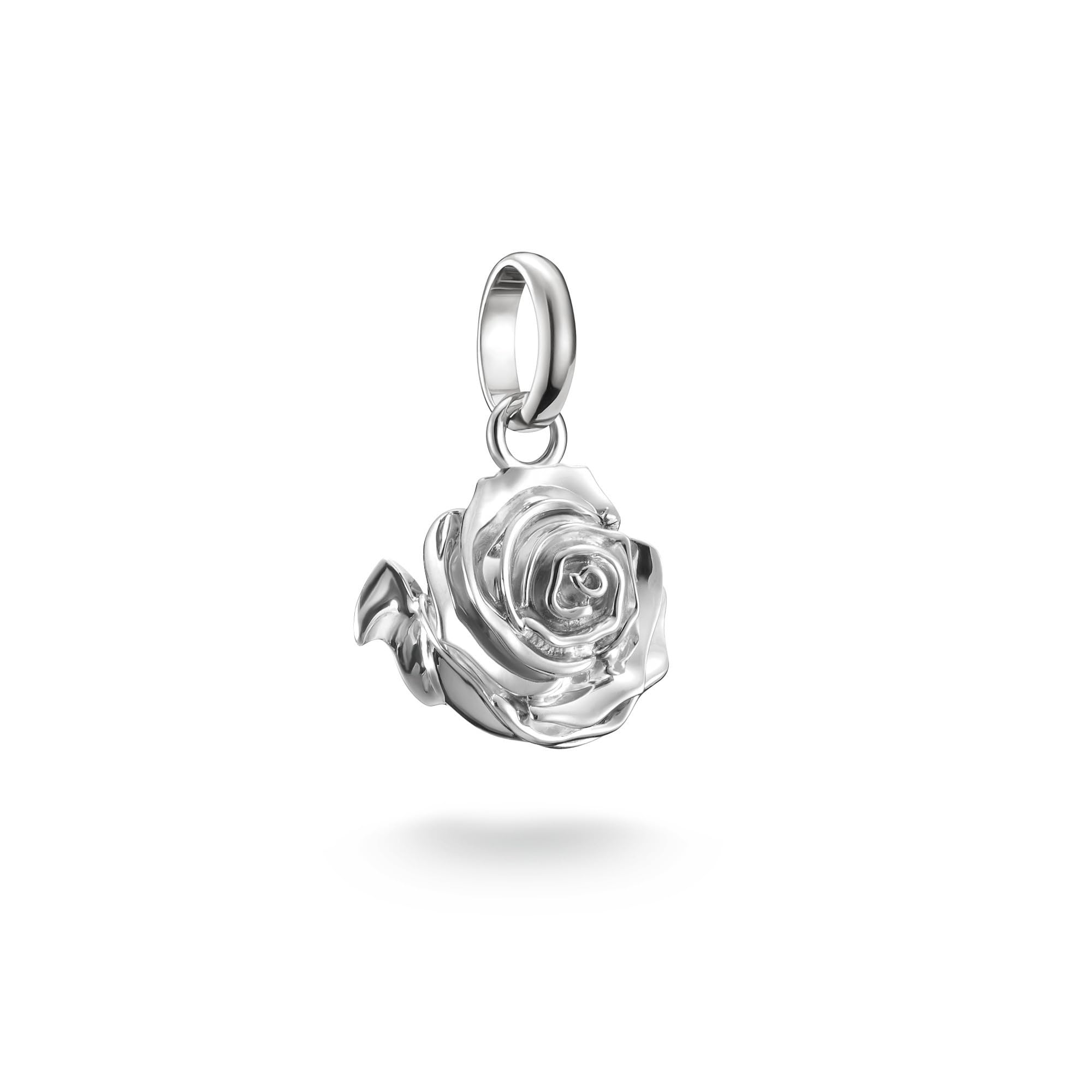 Thomas Sabo Pendentif Charm fleur de rose Connect argent Argent 925 Recyclé