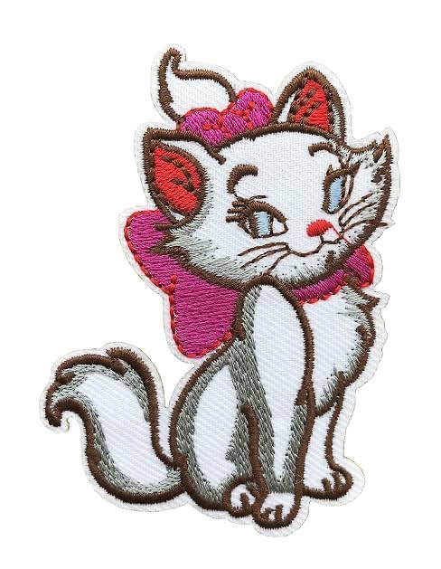 DIY Iron On Fabric Repair Acessories Trendy Design Embroidered Patches| (Japanese Cat)
