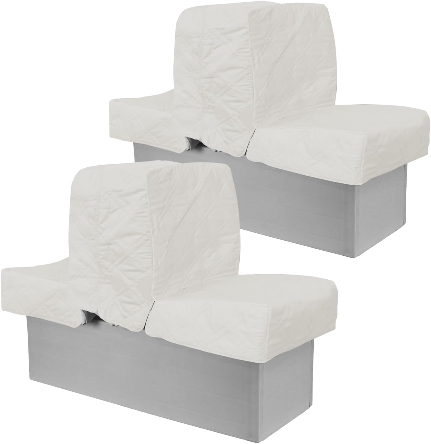 Back to Back Boat Seat Covers， Replacement Boat Lounge Seat