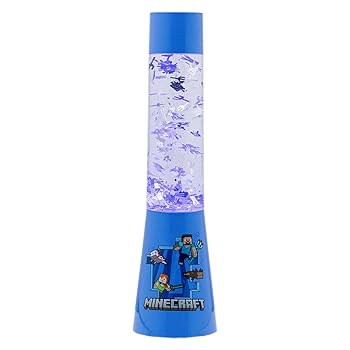 Paladone Minecraft Glitter Flow Lamp/Night Light