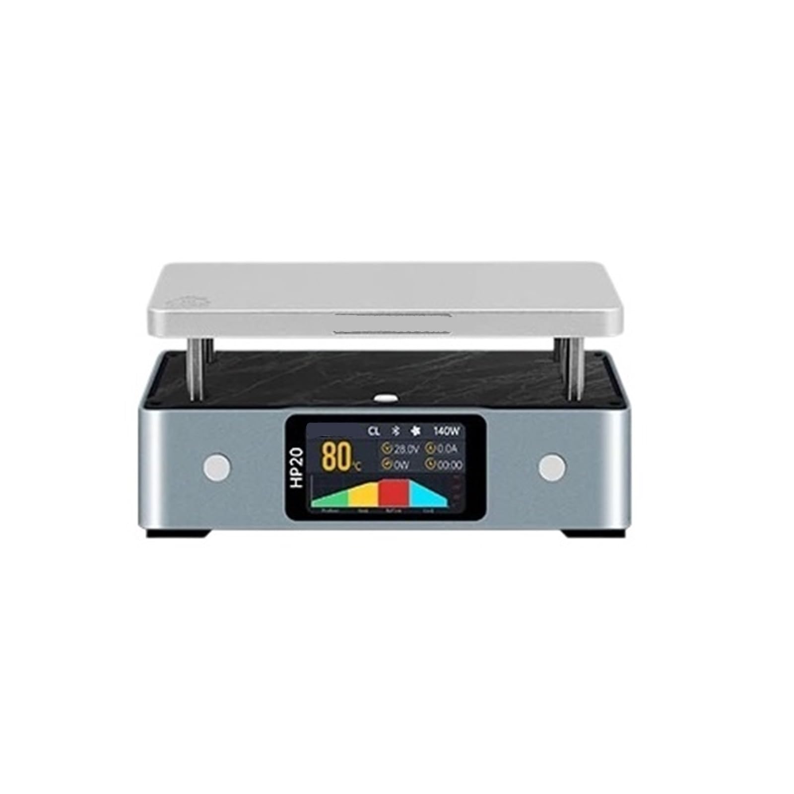 Precalentador de Placa Caliente HP20, Mini estación de Soldadura de Placa calefactora PD3.1, Herramienta de Calentamiento Digital de Temperatura Constante de 350 °, 200W
