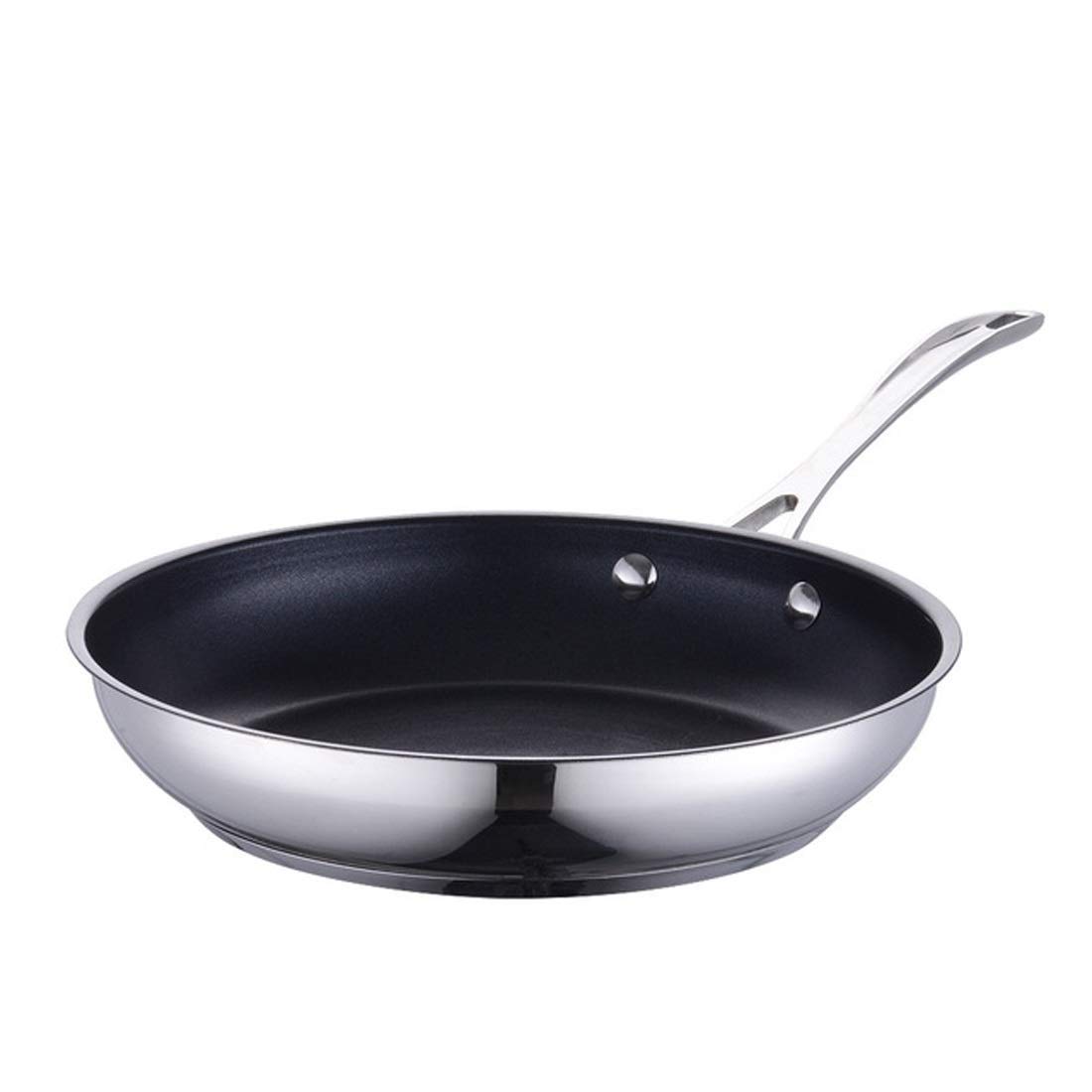 Ustensiles de cuisine communs wok en acier inoxydable durable