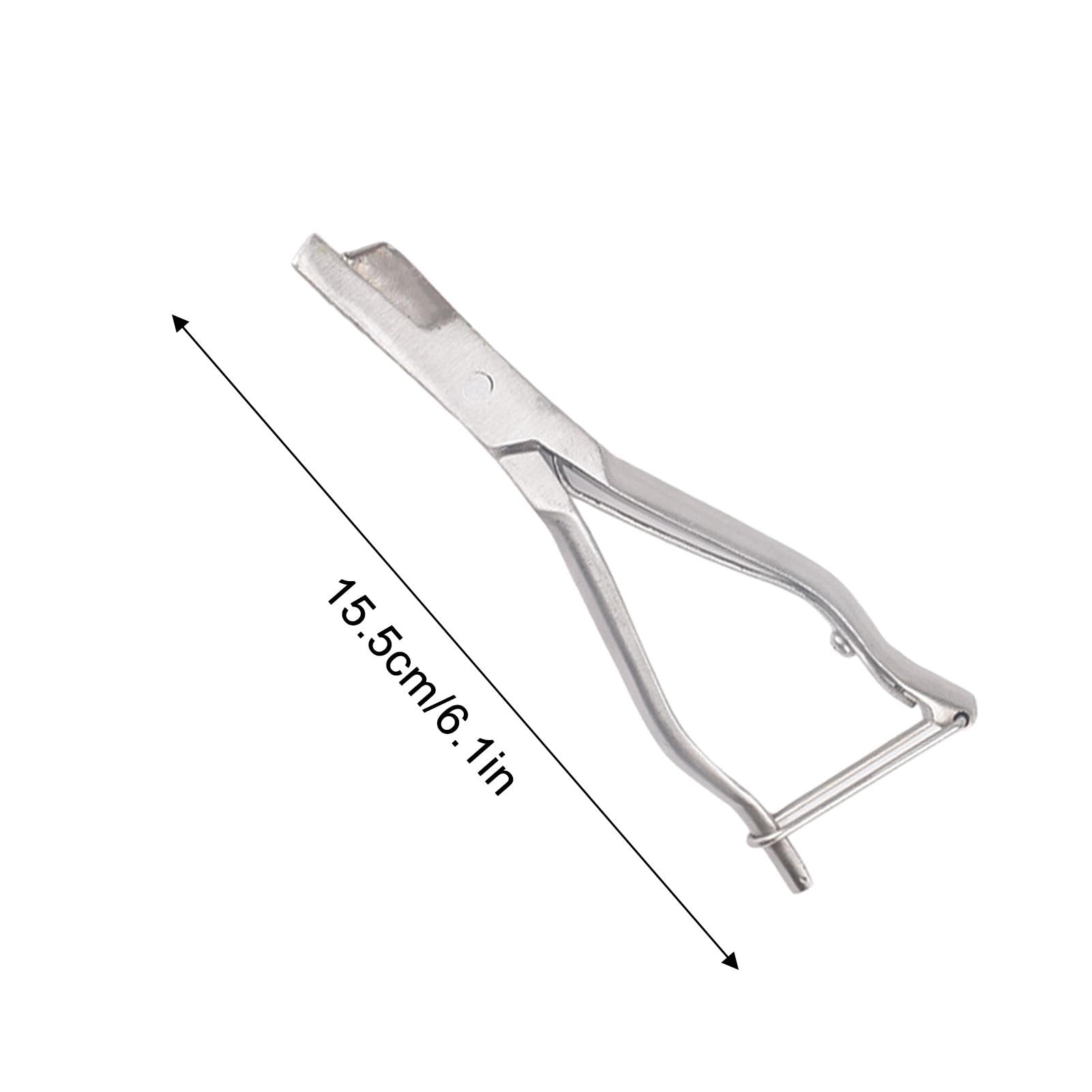 Pinze per marchi auricolari per animali, pinze per marchi auricolari in acciaio inossidabile | Pinza per marcatura agricola suina per marcatura suina - Pinza con impugnatura ergonomica Animal Instrume