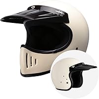 Vista 4 de Visera Duckbill Peak para casco de motocicleta 3-Snap NOS