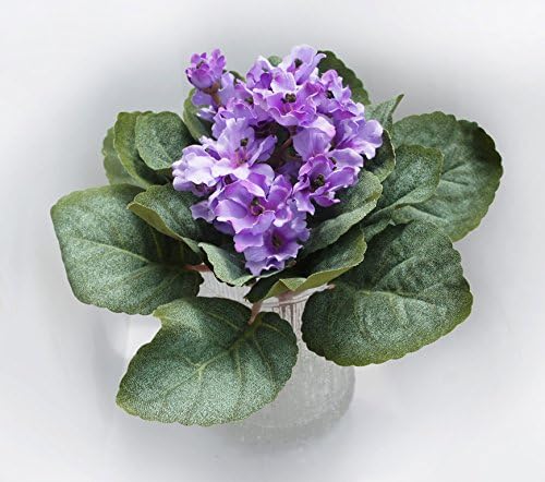 8" Silk Plants African Violet