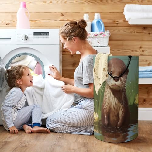 Panier à linge loutre pliable pour optimiser le rangement du placard - 8