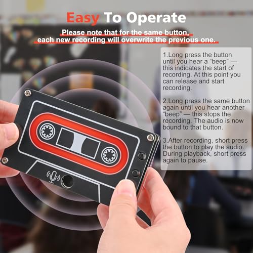 Image of DIY Sound Recorder Soldering Kit, ICSTATION 10 Minutes Voice Recorder Soldering Project With 3 Independent Audio Tracks & LED Lights STEM Electronics Learning Kit Present for Family Friends Students