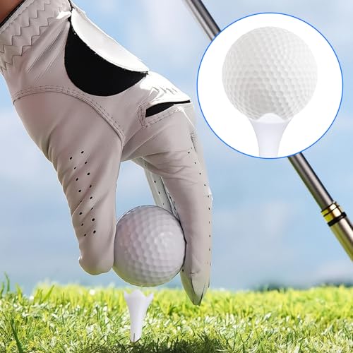 Notoke 30PCS Golf Tees, 39mm Plastik Golf Tees langlebig bruchfest für Golfplatz Anfänger Profis Üben