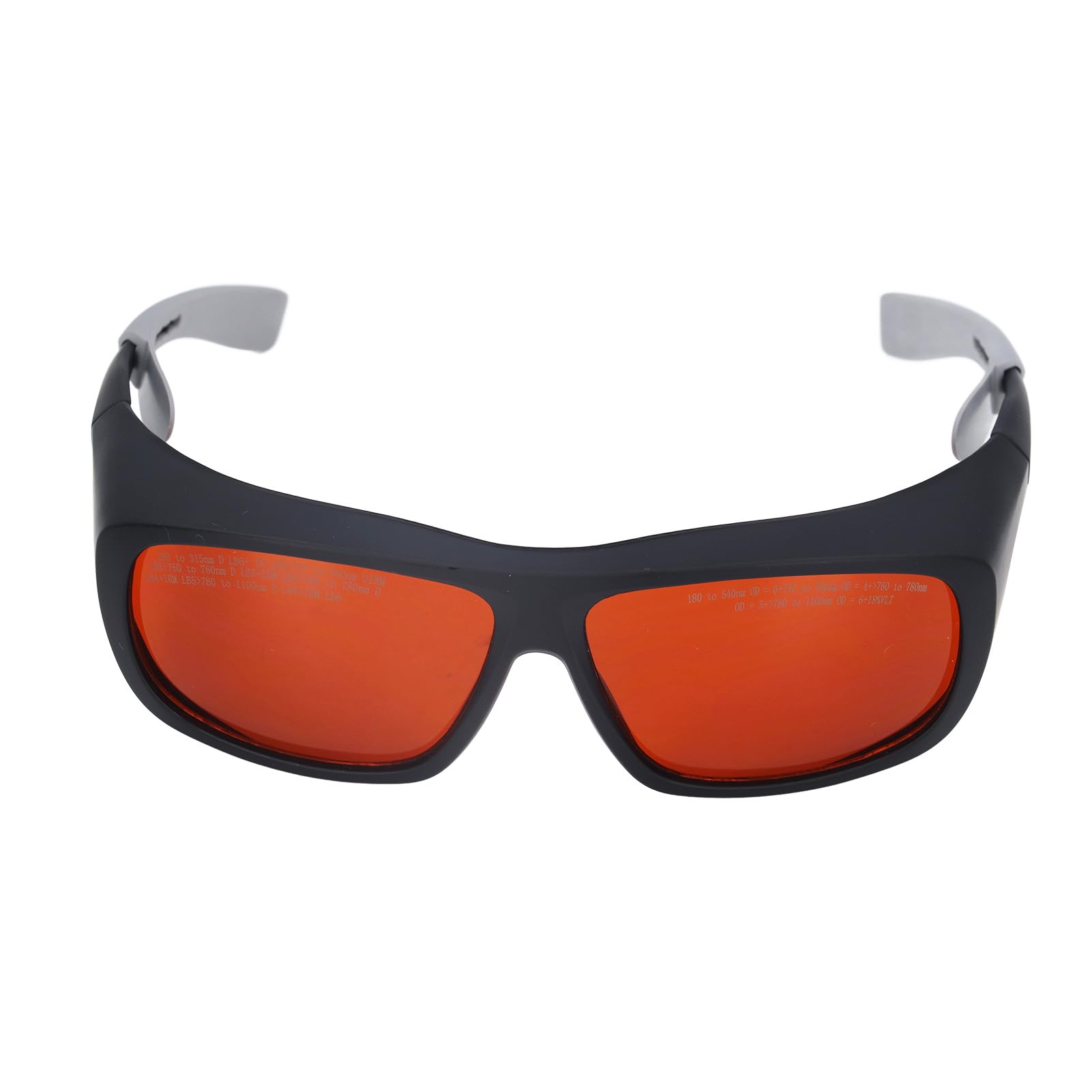 Naroote Lunettes de Protection des Yeux, Lunettes de sécurité 180-540 Nm et 750-1100 Nm, Lunettes de Longueur d'onde de Protection pour l'épilation au pour les Techniciens en Fibre
