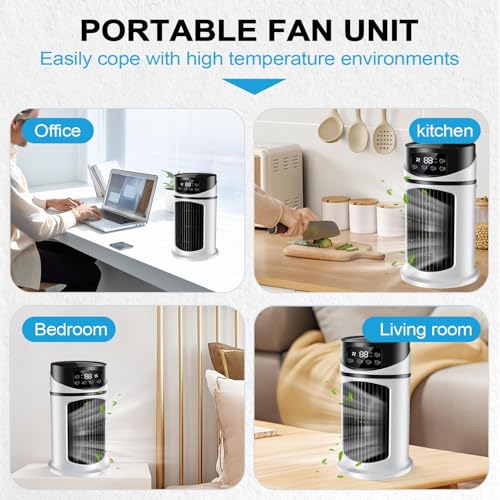 Refroidisseur d'air de table compact pour dortoir et camping extérieur - 7