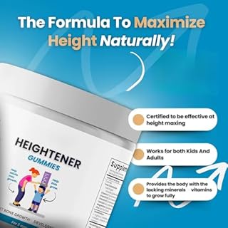 Aggiunto caramello alto - crescita naturale in altezza per bambini, adolescenti e adulti, pulito (1 pezzo)!