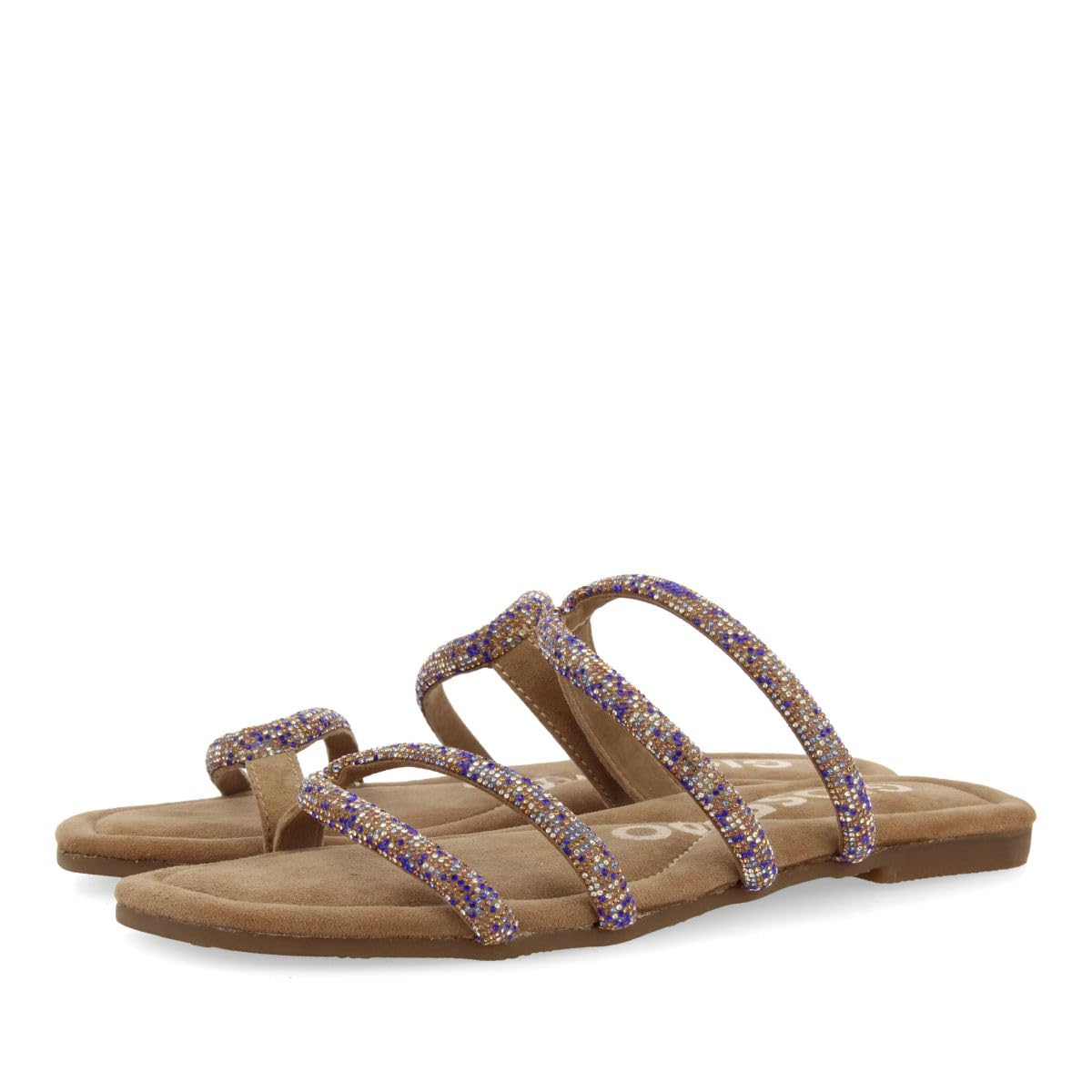 GIOSEPPO TEMELEC, Women's Sandal, Taupe, 38 EU, Taupe, 6 UK
