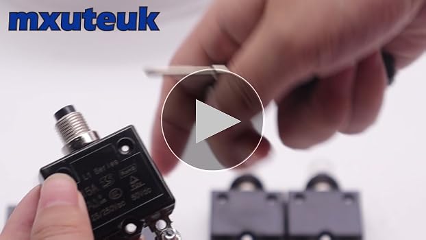 On ブレーカーT XL mxuteuk 2Pcs 30Amp Circuit Breakers Push Button Manual Reset