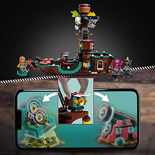 LEGO 43114 VIDIYO Punk Pirate Ship Beatbox Music Video Maker, Jouet Musical et Application de Réalité Augmentée pour Enfants