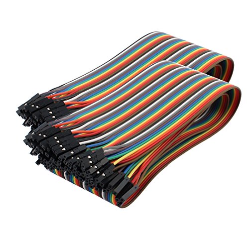 Cables Jumper Aexit con conector hembra 2.54mm 40P 50cm x2 miniatura 1